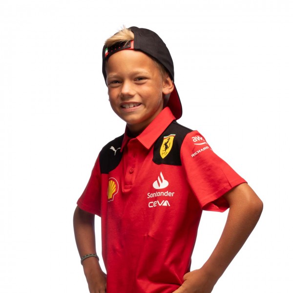 Scuderia Ferrari Team Poloshirt Enfants