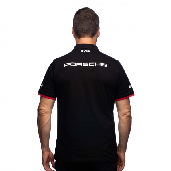 Porsche Motorsport Polo d'équipe noir