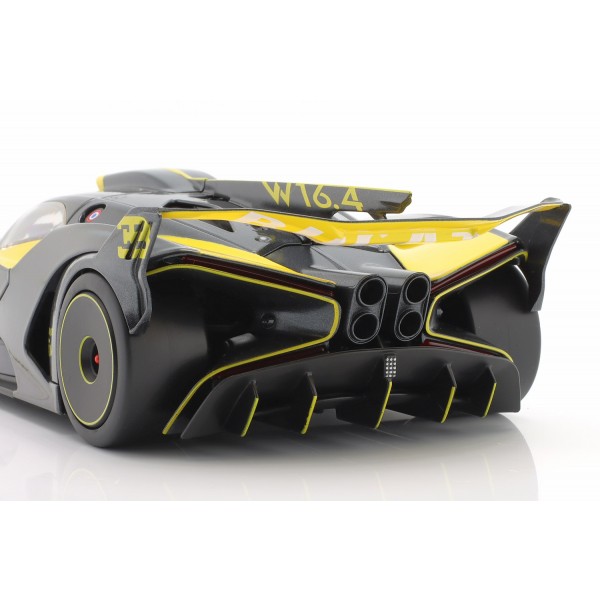 Bugatti Bolide W16.4 amarillo / carbono 1/18