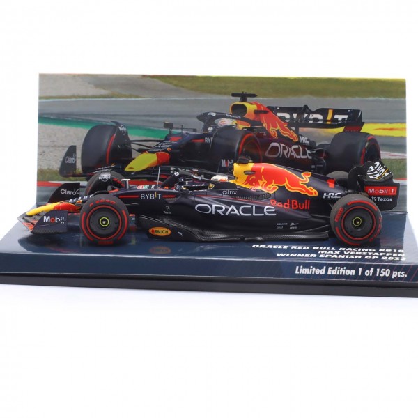 Max Verstappen Oracle Red Bull Racing Sieger Spanien GP 2022 1:43