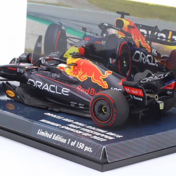 Max Verstappen Oracle Red Bull Racing Sieger Spanien GP 2022 1:43