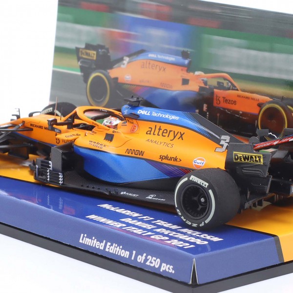 Daniel Ricciardo McLaren F1 Team Formel 1 Gewinner Italien GP 2021 1:43