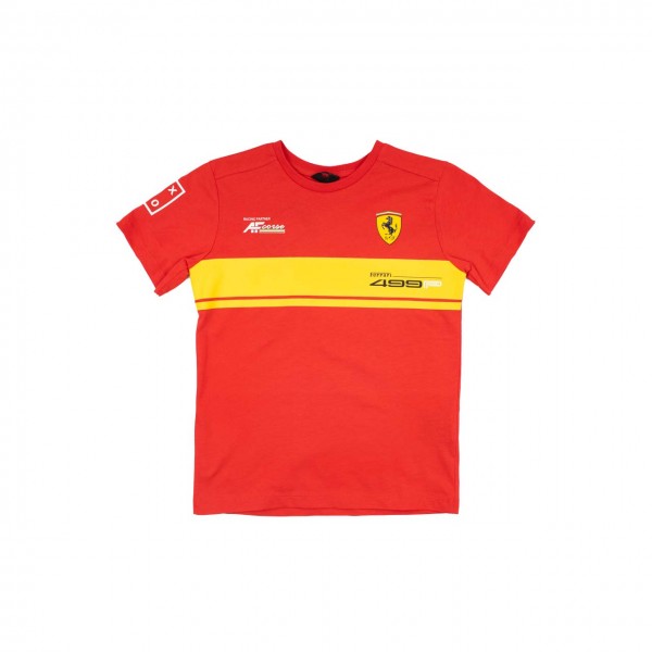 Ferrari Hypercar Kinder 499P Stripe T-Shirt rot