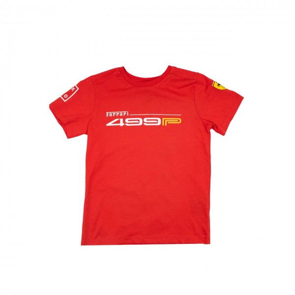 Ferrari Hypercar 499P Logo Maglietta per bambini rosso