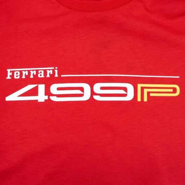 Ferrari Hypercar 499P Logo Camiseta para niños rojo