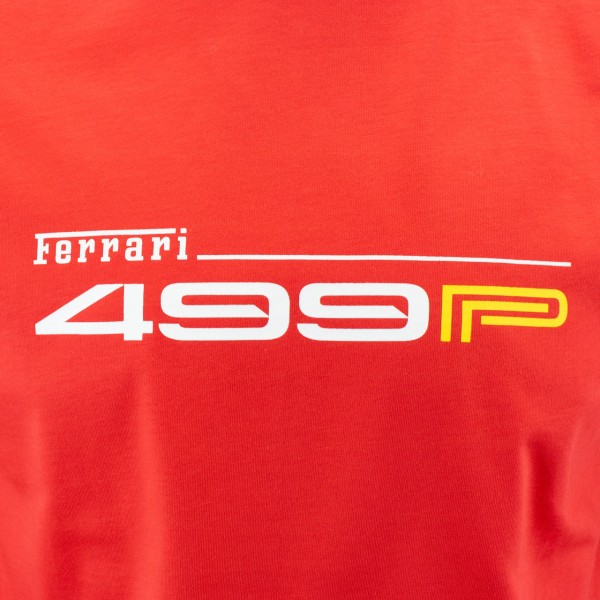 Ferrari Hypercar 499P Logo Camiseta rojo