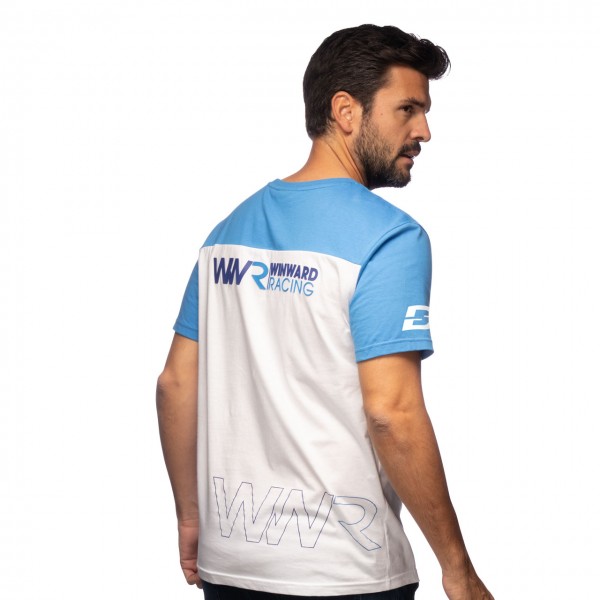 WINWARD Racing T-Shirt David Schumacher blau/weiß