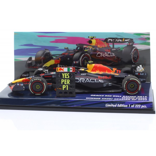 Sergio Pérez Oracle Red Bull Racing Sieger Saudi-Arabien GP 2023 2023 1:43