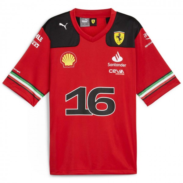 Scuderia Ferrari Football T-Shirt Leclerc