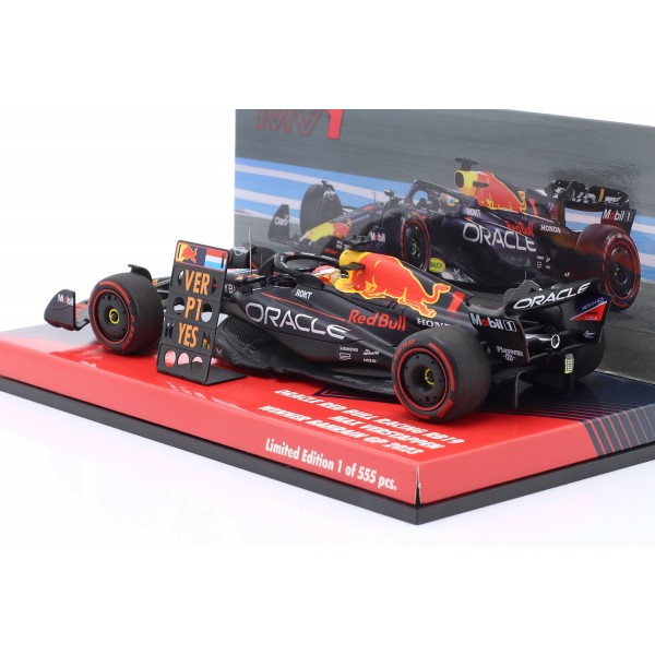 Max Verstappen Oracle Red Bull Racing Sieger Bahrain GP 2023 1:43
