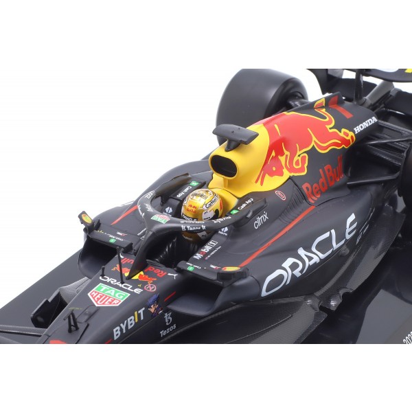Max Verstappen Oracle Red Bull Racing RB18 Formula 1 Vincitore GP di Abu Dhabi 2022 1/24