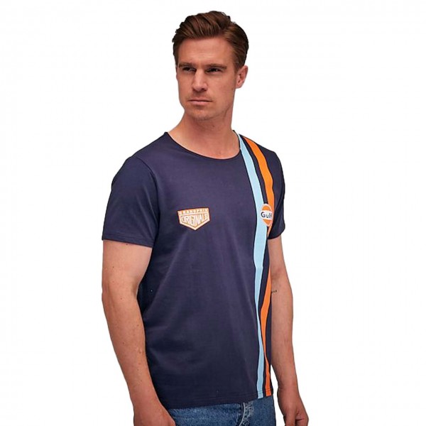 Gulf T-Shirt Stripe navy blau