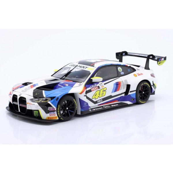 BMW M4 GT3 #46 6th place 12h Bathurst 2023 Farfus, Martin, Rossi in scale 1:18
