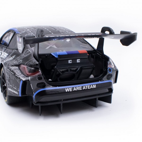 BMW M4 GT3 Test Car 2023 Team WRT Valentino Rossi in scale 1:18