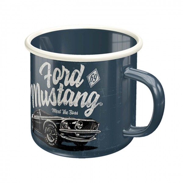 Metal cup Ford Mustang - The Boss