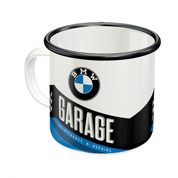 BMW Metallbecher Garage