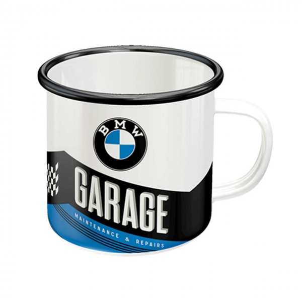 BMW Metallbecher Garage