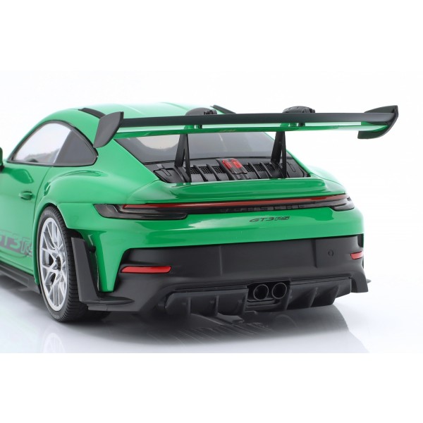 Porsche 911 (992) GT3 RS 2023 vert / Décor argent 1/18
