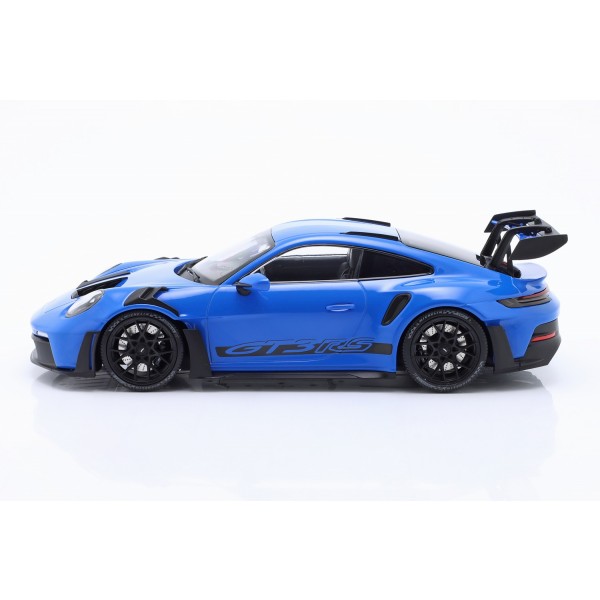 Porsche 911 (992) GT3 RS 2023 bleu / Décor noir 1/18