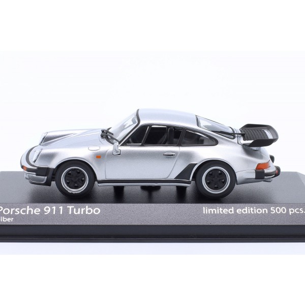 Porsche 911 (930) Turbo 1977 argento metallizzato 1/43