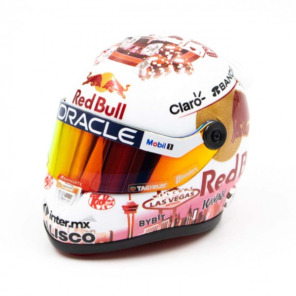 Sergio Pérez casque miniature Formule 1 Las Vegas GP 2023 1/4