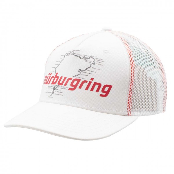 Nürburgring Casquette Racetrack blanc