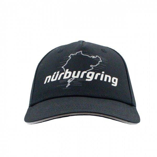 Nürburgring Gorra para niños Racetrack negro