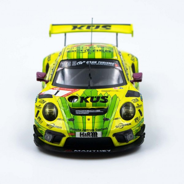 Bundle: Manthey-Racing Porsche 911 GT3 R - 2022 24h Rennen Nürburgring #1 1:18 & 1:43