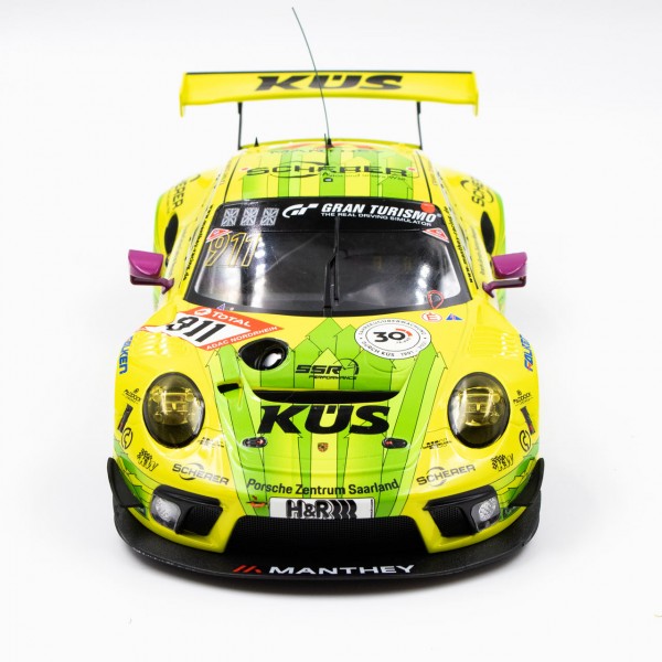 Bundle: Manthey-Racing Porsche 911 GT3 R - 2021 Sieger 24h Rennen Nürburgring #911 1:18 & 1:43