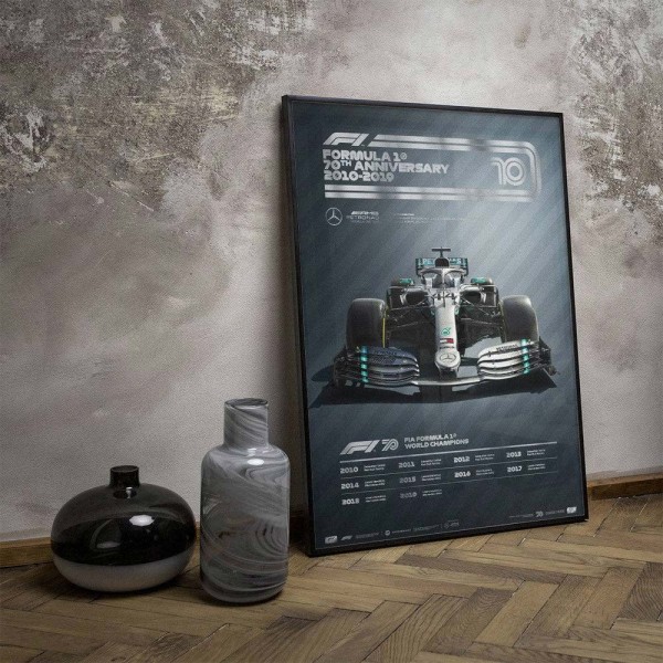 Poster Formula 1 Decades - 2010s  Mercedes-AMG Petronas F1 Team - Collector's Edition