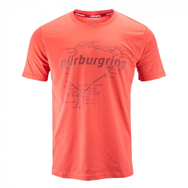 Nürburgring T-Shirt Racetrack rot