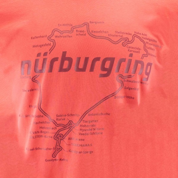 Nürburgring Camiseta Racetrack rojo