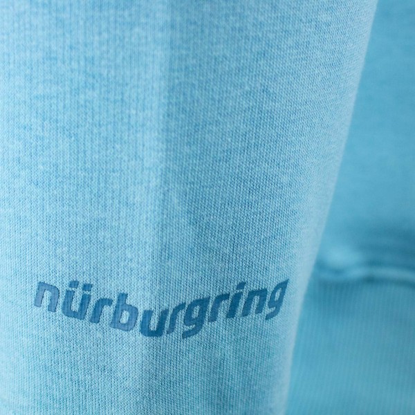 Nürburgring Kapuzenpullover Logo blau