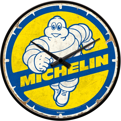 Horloge murale Michelin - Bibendum 80s