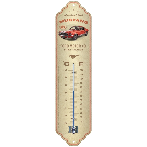 Thermometer Ford Mustang - GT 1967 Red