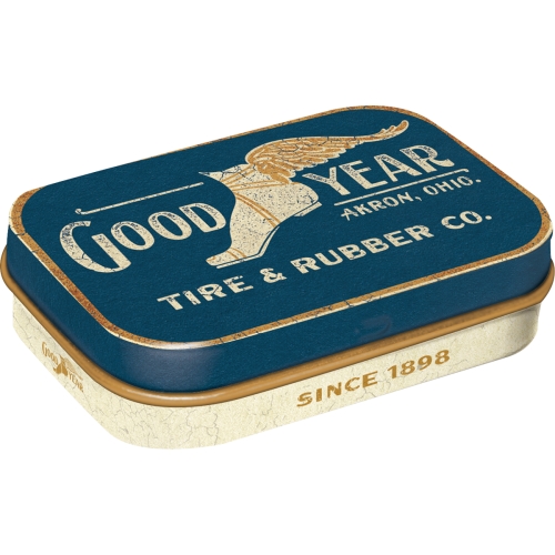 Boîte à pilules Goodyear - Wing Foot Logo 1901