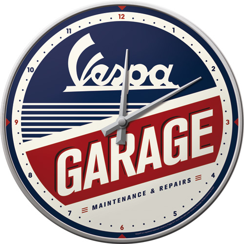 Reloj de pared Vespa - Garage