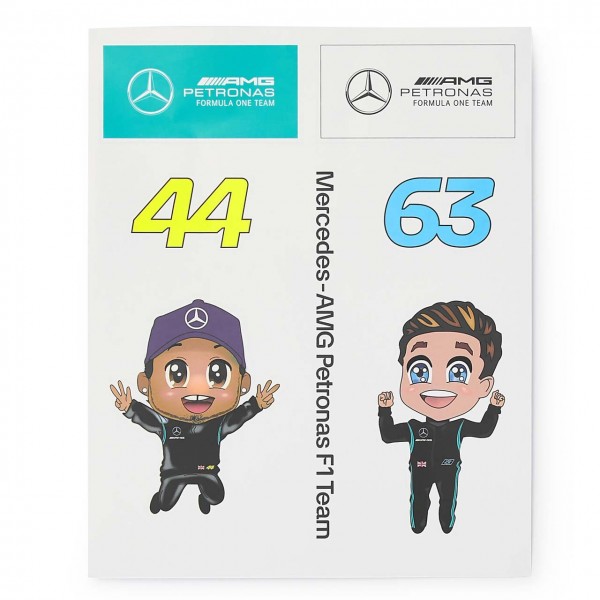Mercedes-AMG Petronas Aufkleber Set
