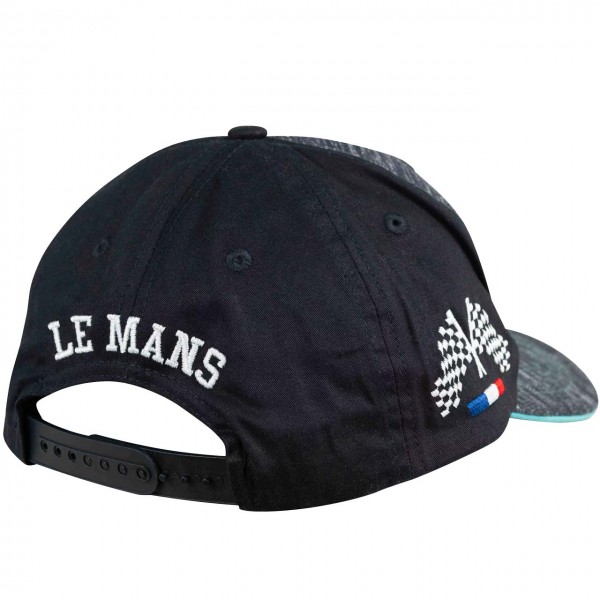 24h-Rennen Le Mans Cap Logo blau