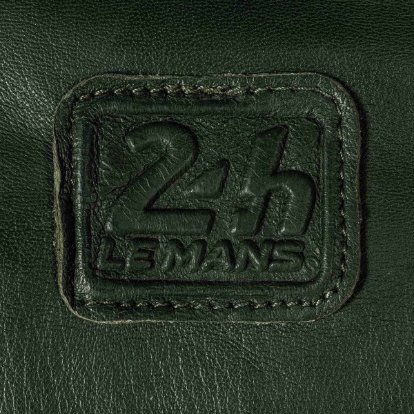 24h Race Le Mans Leather jacket green