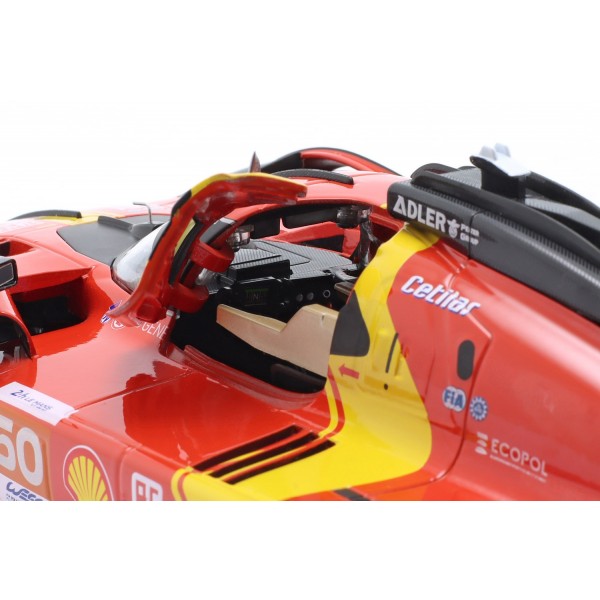 Ferrari 499P #50 5th 24h LeMans 2023 Fuoco, Molina, Nielsen 1/18