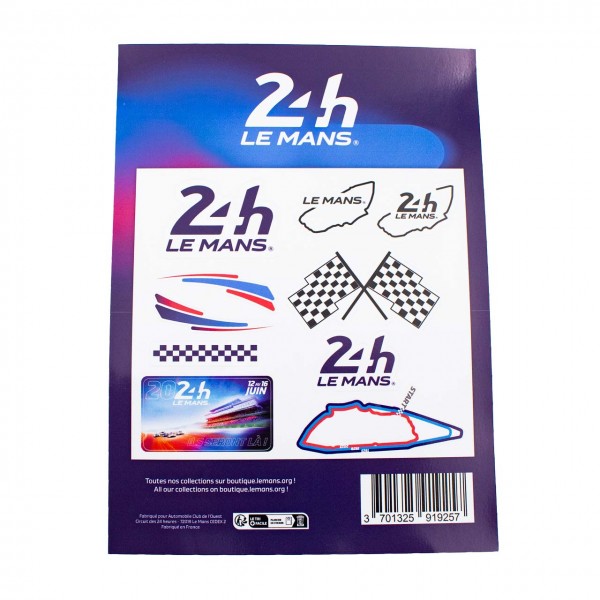 24h Race Le Mans Sticker Set