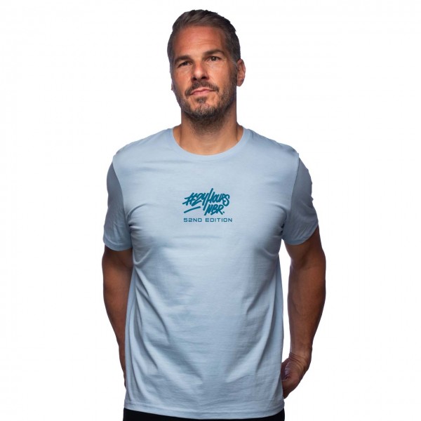 24h-Race Graffiti T-Shirt Logo light blue