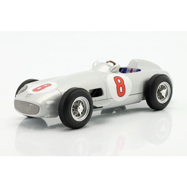 J.M. Fangio Mercedes-Benz W196 #8 Campeón Mundial de Fórmula 1 1955 1/18