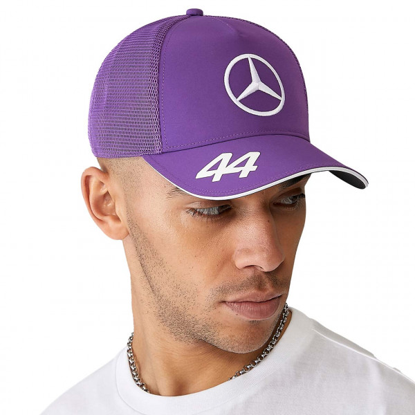 Mercedes-AMG Petronas Lewis Hamilton Gorra Trucker violeta