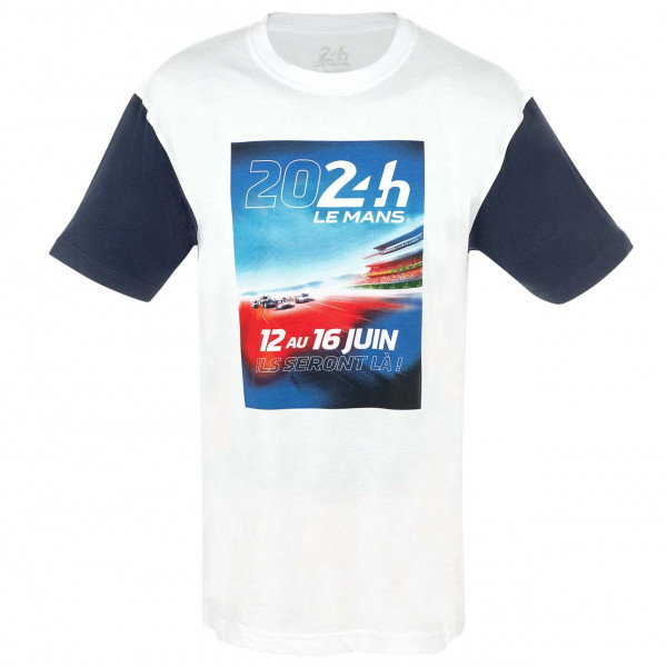 24h Race Le Mans Event T-Shirt white