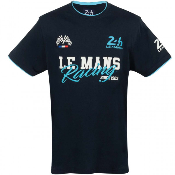 24h Carrera de Le Mans Camiseta Logo azul