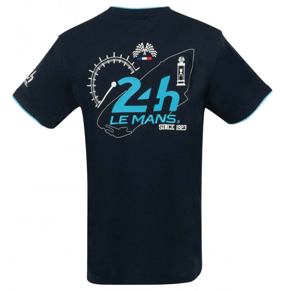 24h de course au Mans T-shirt Logo bleu