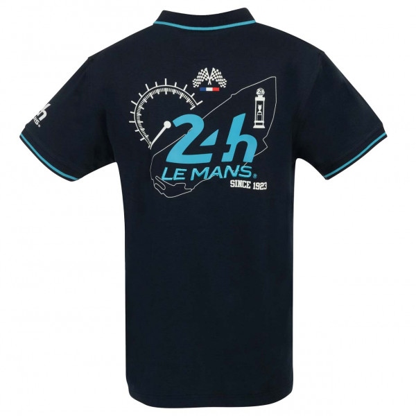 24h Carrera de Le Mans Polo Logo azul