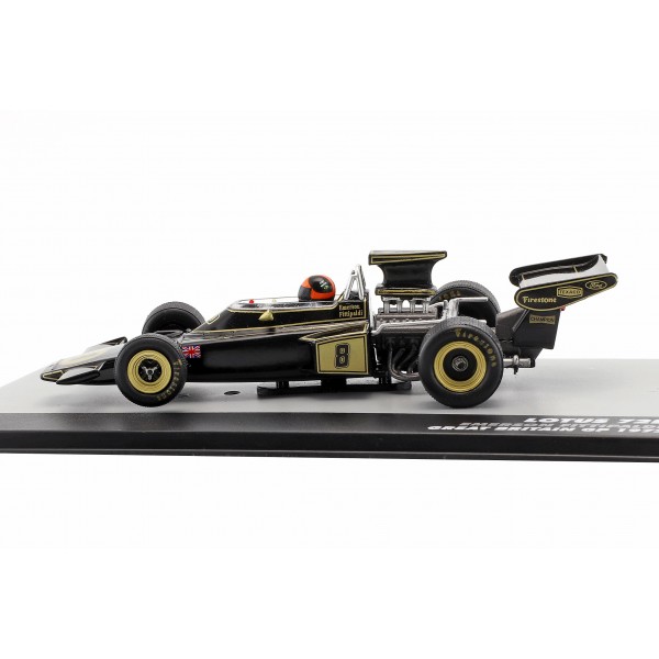 Emerson Fittipaldi Lotus 72D #8 Ganador Gran Bretaña GP Formula 1 1972 1/43